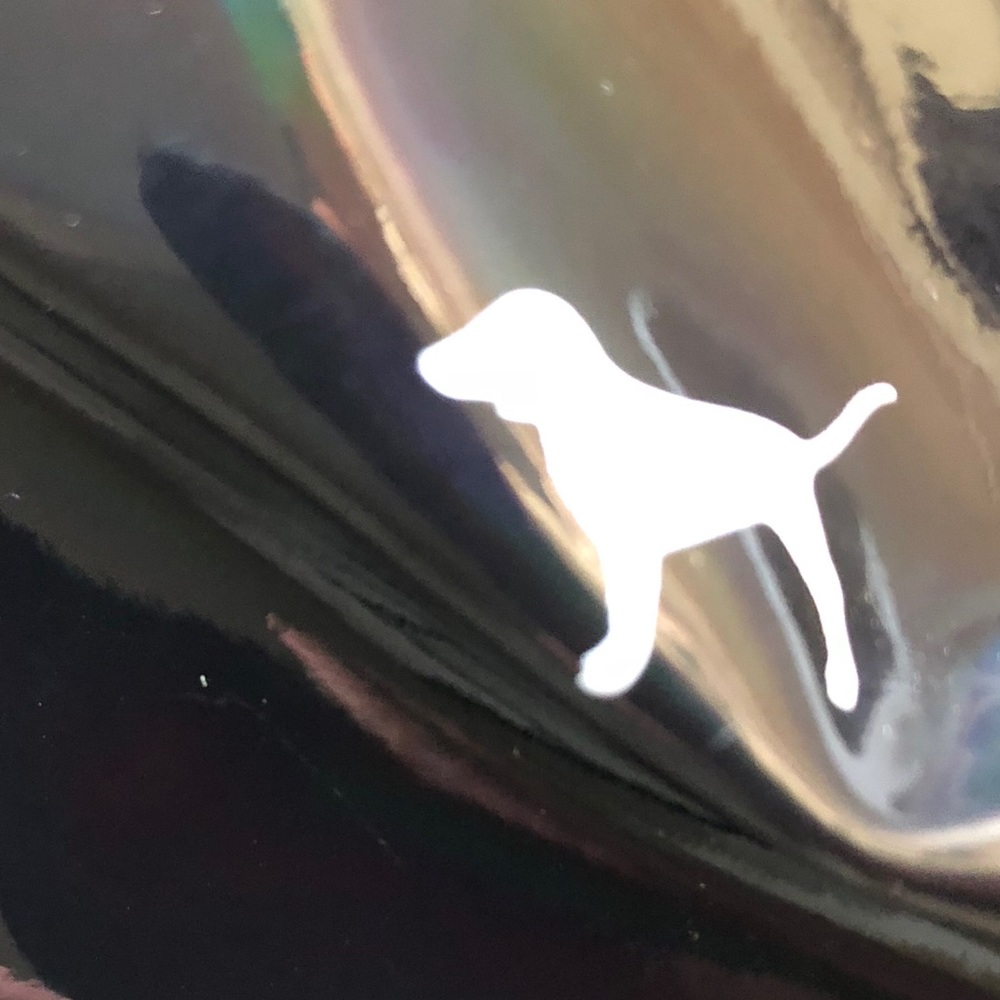 $29❤️New Black VS PINK iridescent Mini Backpack - Picture 2 of 5